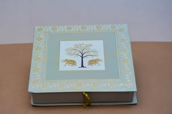 Multicolour_Decorative_Keepsake_Box_With_Tree_And_Elephant_Motif