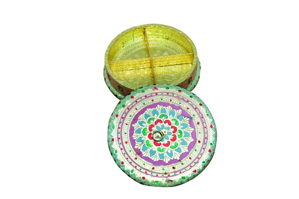 Hand-Painted_Decorative_Round_Storage_Box_with_Floral_Mandala_Design