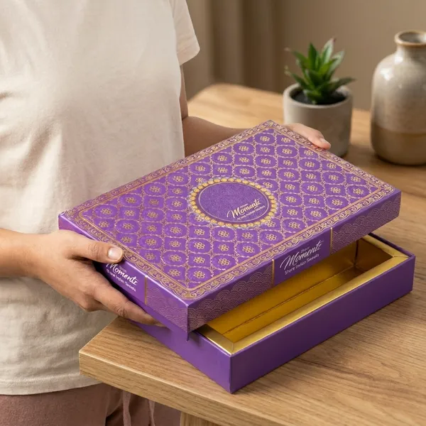 Purple_And_Golden_Decorative_Gift_Box_With_Golden_Detailing