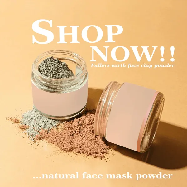 Fuller'S_Earth_Face_Pack_Powder_Deep_Cleansing_Oil_Control_Skin_Brightening_Pack_Of_2