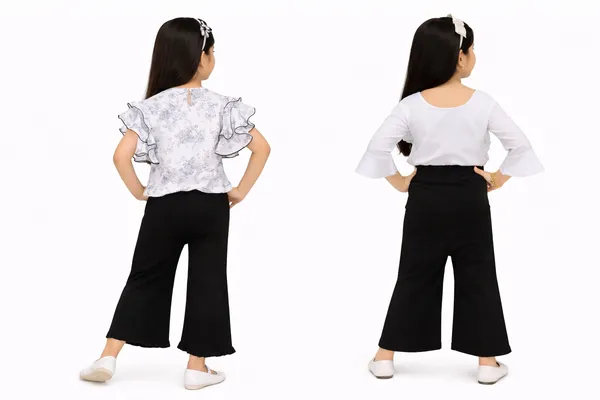 Black_White_Cotton_Wide_Leg_Palazzo_Top_Combo_Set_For_Girls