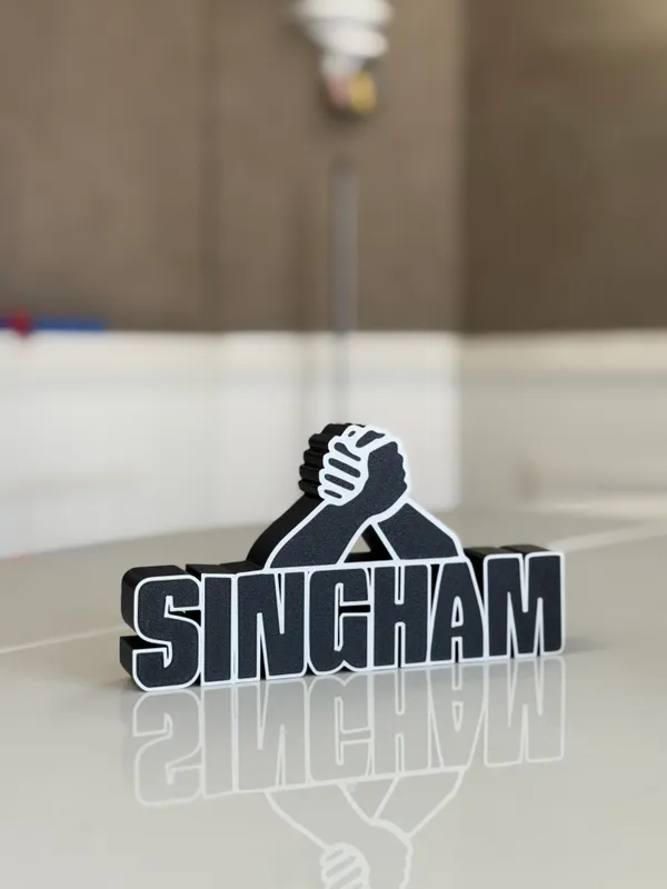 Black_Bold_Singham_Desk_Piece