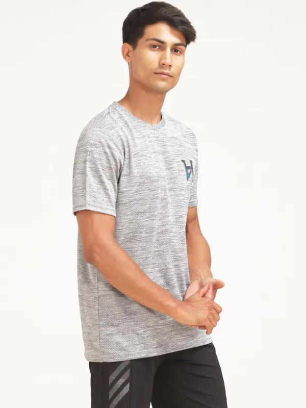 Grey_Polyester_Western_Wear_Half_Sleeve_Self_Design_And_Graphic_Print_Round_Neck_T_Shirt_For_Men