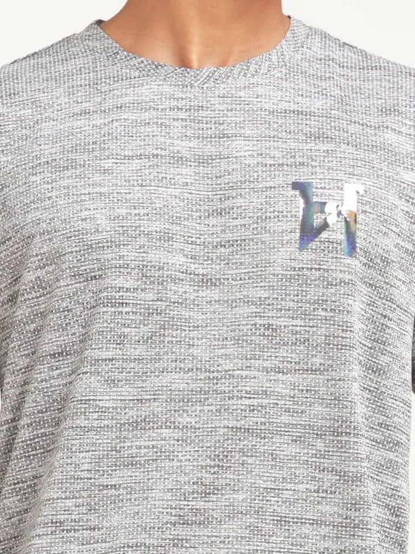 Grey_Polyester_Western_Wear_Half_Sleeve_Self_Design_And_Graphic_Print_Round_Neck_T_Shirt_For_Men