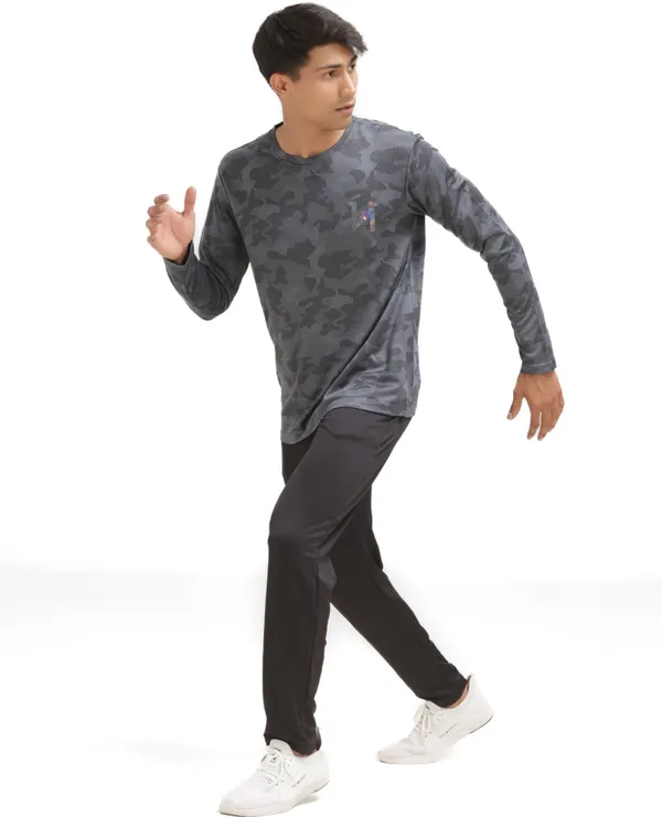 Grey_Polyester_Western_Wear_Full_Sleeve_Printed_Round_Neck_T_Shirt_For_Men