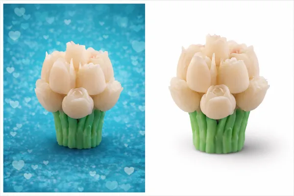 Tulip_candle_bouquet