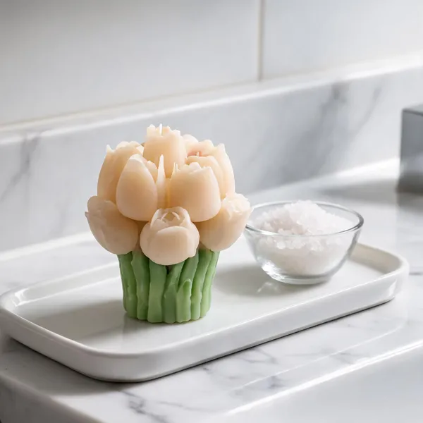 Tulip_candle_bouquet