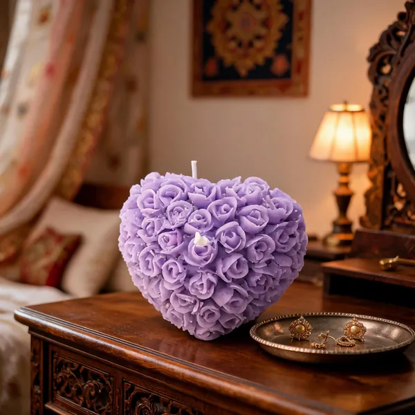RoseHeart_Candle