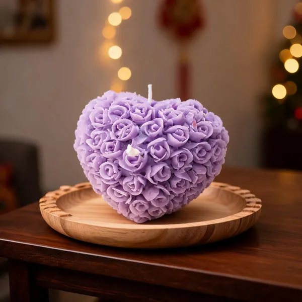 RoseHeart_Candle