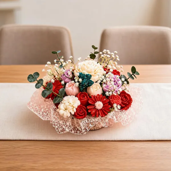 Fragrance_Wax_Flower_Bouquet_Centrepiece