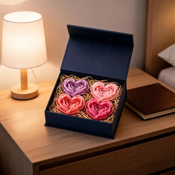 Peony_Heart_Candle_(_set_of_4)