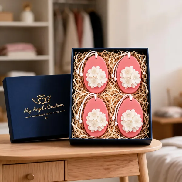 Fragrance_Wax_Sachet_Plumeria_flower_(_set_of_4)