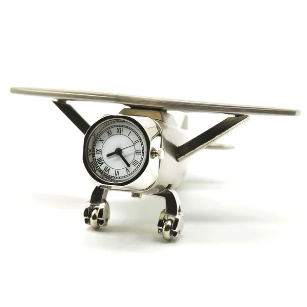 ZAHEPA_Aeroplane_Miniature_Table_Clock_&_Paper_Weight_–_Stylish_Analog_Desk_Clock_with_Roman_Numerals,_Vintage_Home_Office_Decor_&_Corporate_Gift