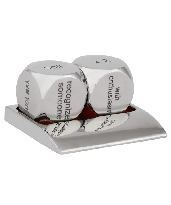 ZAHEPA_Decision_Maker_Dice_Metal_Paperweight_for_Office_Table,_12_Different_Choices,_Anti-Stress_Gadget,_Paper_Holder,_Office_Desk_Decor_&_Showpiece,_Gift_for_Professionals_&_Students