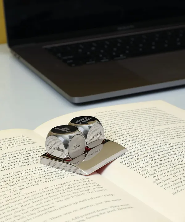 ZAHEPA_Decision_Maker_Dice_Metal_Paperweight_for_Office_Table,_12_Different_Choices,_Anti-Stress_Gadget,_Paper_Holder,_Office_Desk_Decor_&_Showpiece,_Gift_for_Professionals_&_Students