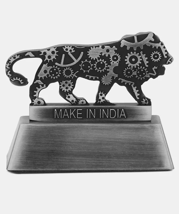 ZAHEPA_Metal_Lion_Paperweight_for_Office_Table,_Stylish_Desk_Accessory_&_Desktop_Decor,_Patriotic_Decorative_Showpiece_Item_Gift_for_Men,_Professionals,_Students_&_Corporate_(Black)