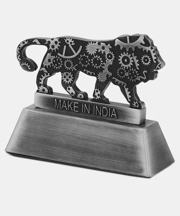 ZAHEPA_Metal_Lion_Paperweight_for_Office_Table,_Stylish_Desk_Accessory_&_Desktop_Decor,_Patriotic_Decorative_Showpiece_Item_Gift_for_Men,_Professionals,_Students_&_Corporate_(Black)