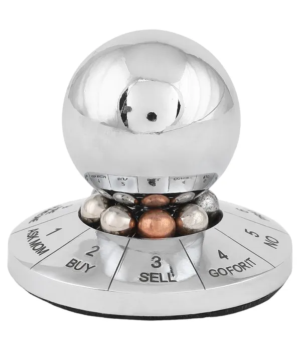 ZAHEPA_Spinning_Decision_Maker_Ball_Metal_Paperweight_for_Office_Table,_9_Different_Choices,_Anti-Stress_Gadget,_Paper_Holder,_Office_Desk_Decor_&_Showpiece,_Gift_for_Professionals_&_Students