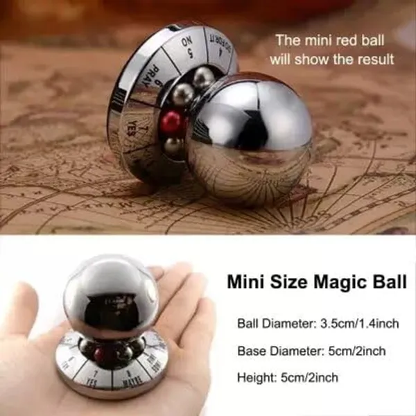 ZAHEPA_Spinning_Decision_Maker_Ball_Metal_Paperweight_for_Office_Table,_9_Different_Choices,_Anti-Stress_Gadget,_Paper_Holder,_Office_Desk_Decor_&_Showpiece,_Gift_for_Professionals_&_Students