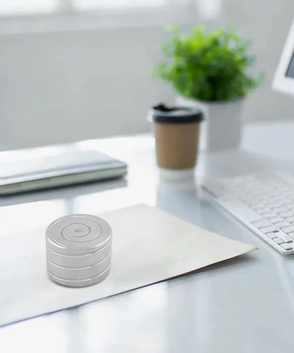 ZAHEPA_Geometric_Flow_Metal_Paperweight_for_Office_Table,_Spinning_Paper_Weight,_Stress_Relief_Gadget,_Paper_Holder,_Office_Desk_Decor_&_Showpiece,_Gift_for_Professionals_&_Students