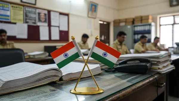 ZAHEPA_Mini_Indian_Flag_for_Car_Dashboard_|_Khadi_Fabric_Double_Cross_Flag_with_Gold_Plated_Metal_Base_&_Dual_Side_Adhesive_|_Table_Flag_for_Office_Desk,_Home_Decoration,_Corporate_Cabin,_Independence_Day_&_Republic_Day_Decor