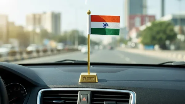 ZAHEPA_Mini_Indian_Flag_for_Office_Desk_&_Car_Dashboard_|_13.5_cm_Table_Flag_with_6_x_4_cm_Premium_Fabric_National_Flag,_Gold_Plated_Metal_"Vande_Mataram"_Stand_|_Home,_School_&_Corporate_Desk_Decoration