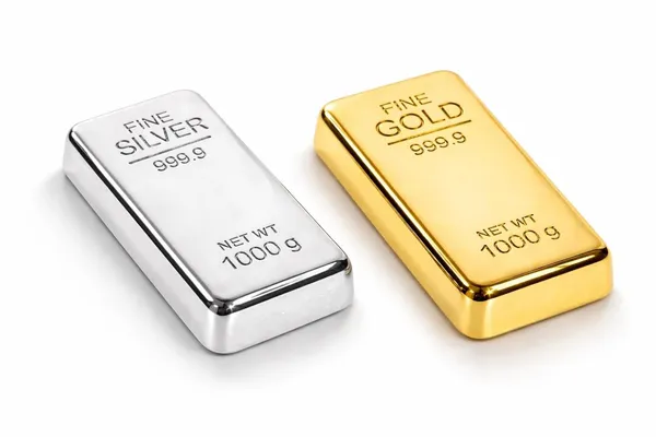 ZAHEPA_Realistic_Metal_Gold_&_Silver_Bar_Paperweight_For_Office_Table,_Fake_Biscuit_Paper_Weight,_Table_Decoration_Prop_For_Jewellery_Shop,_Heist_Theme_Unique_Gift_For_Home_Office_(Pack_of_2)