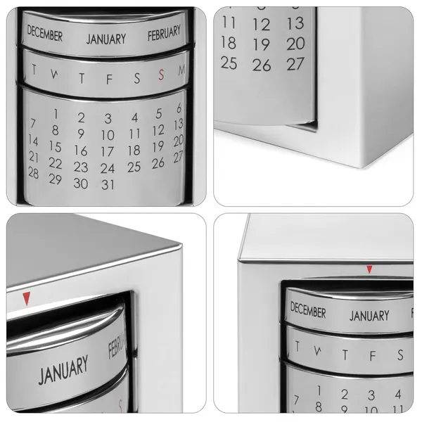 ZAHEPA_Stainless_Steel_Perpetual_Desk_Calendar,_Reusable_Rotating_Metal_Block_Calendar_for_Office_Table_&_Home_Decor,_Stylish_Gift_for_Professionals,_Students_&_Corporate_New_Year_Gifting_(Silver)