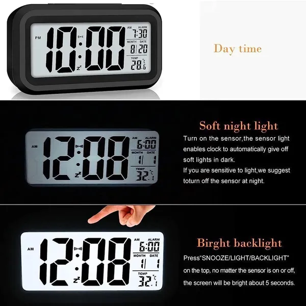 ZAHEPA_Digital_Alarm_Clock,_Battery_Operated_LCD_Smart_Night_Light_with_Indoor_Temperature,_Date_&_Snooze._Compact_Electronic_Desk_Table_Watch_for_Home,_Office,_Bedroom,_Living_Room,_Students_(Black)