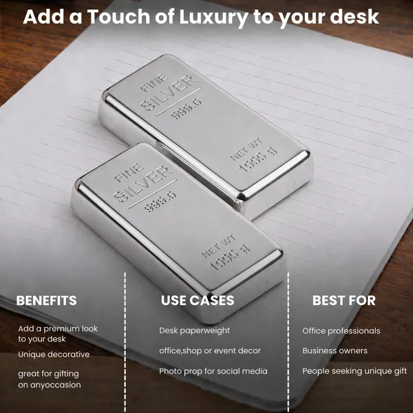 ZAHEPA_Realistic_Metal_Silver_Bar_Paperweight_For_Office_Table,_Fake_Silver_Biscuit_Paper_Weight_Table_Decoration_Prop_For_Jewellery_Shop,_Heist_Theme_Unique_Gift_For_Home,_Office_(Pack_of_2)