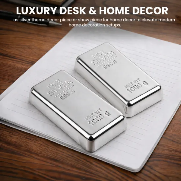 ZAHEPA_Realistic_Metal_Silver_Bar_Paperweight_For_Office_Table,_Fake_Silver_Biscuit_Paper_Weight_Table_Decoration_Prop_For_Jewellery_Shop,_Heist_Theme_Unique_Gift_For_Home,_Office_(Pack_of_2)