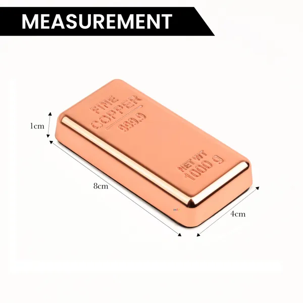 ZAHEPA_Realistic_Metal_Copper_Bar_Paperweight_for_Office_Table,_Fake_Copper_Biscuit_Paper_Weight_Table_Decoration,_Prop_for_Jewellery_Shop_&_Heist_Theme,_Unique_Gift_for_Home_&_Office_(Pack_of_1)