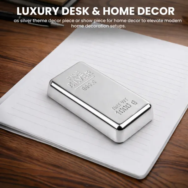 ZAHEPA_Realistic_Metal_Silver_Bar_Paperweight_for_Office_Table,_Fake_Silver_Biscuit_Paper_Weight_Table_Decoration,_Prop_for_Jewellery_Shop_&_Heist_Theme,_Unique_Gift_for_Home_&_Office_(Pack_of_1)