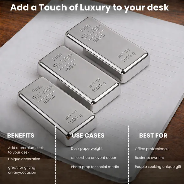ZAHEPA_Realistic_Metal_Silver_Bar_Paperweight_For_Office_Table,_Fake_Silver_Biscuit_Paper_Weight,_Table_Decoration_Prop_For_Jewellery_Shop,_Heist_Theme_Unique_Gift_For_Home_Office_(Pack_of_3)