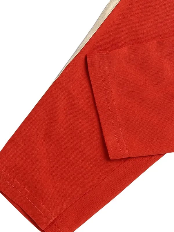 Camel_And_Red_Cotton_T-Shirt_Track_Pant_Joggers_Set_For_Boys