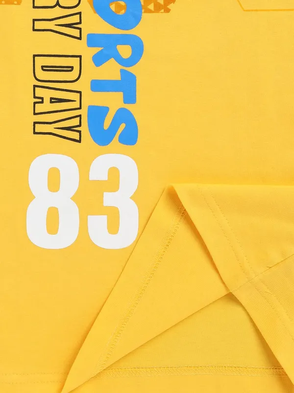 Yellow_And_Black_Cotton_T-Shirt_Track_Pant_Joggers_Set_For_Boys