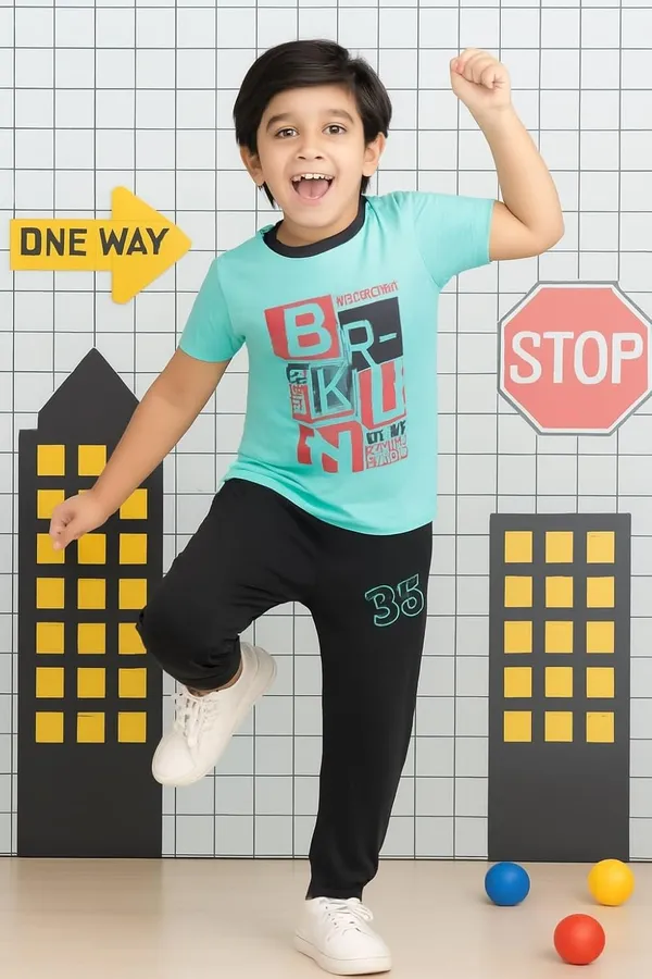 Teal_Blue_And_Black_Cotton_T-Shirt_Track_Pant_Joggers_Set_For_Boys