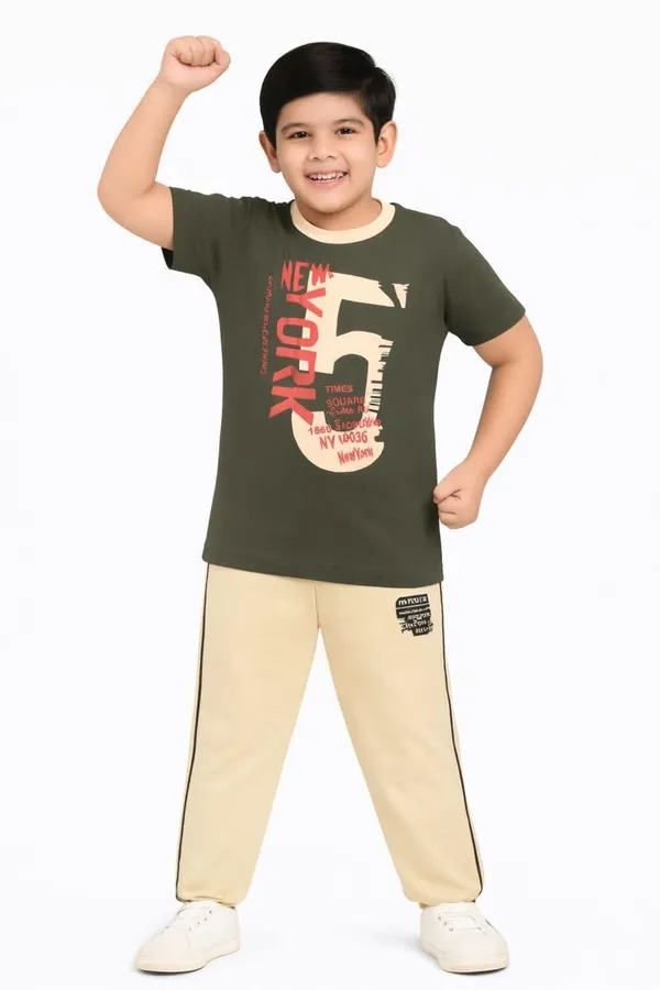 Green_And_Beige_Cotton_T-Shirt_Track_Pant_Joggers_Set_For_Boys