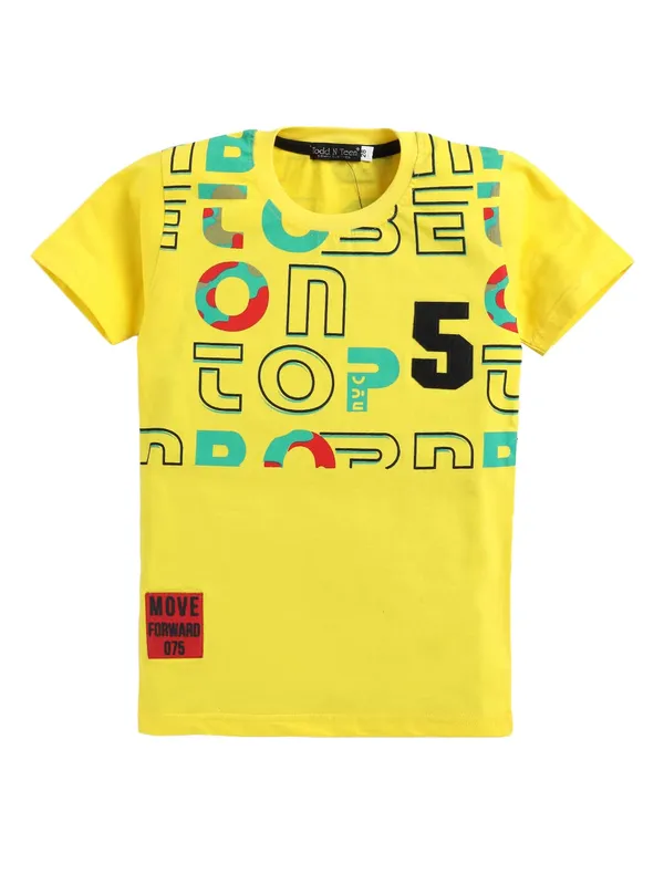 Yellow_Cotton_T-Shirt_Track_Pant_Joggers_Set_For_Boys