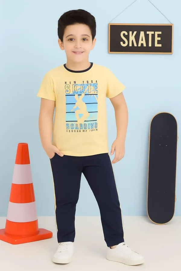 Beige_And_Blue_Cotton_T-Shirt_Track_Pant_Joggers_Set_For_Boys
