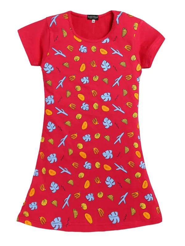 Red_Cotton_Nighty_For_Girls