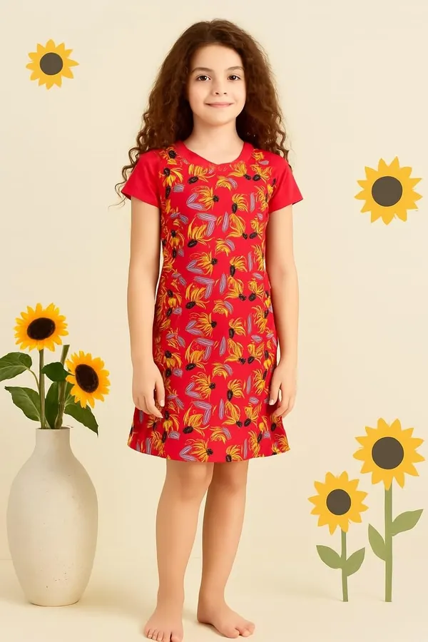 Red_Cotton_Nighty_For_Girls