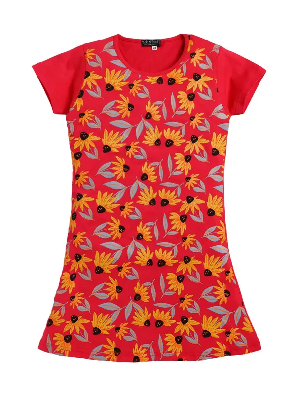 Red_Cotton_Nighty_For_Girls