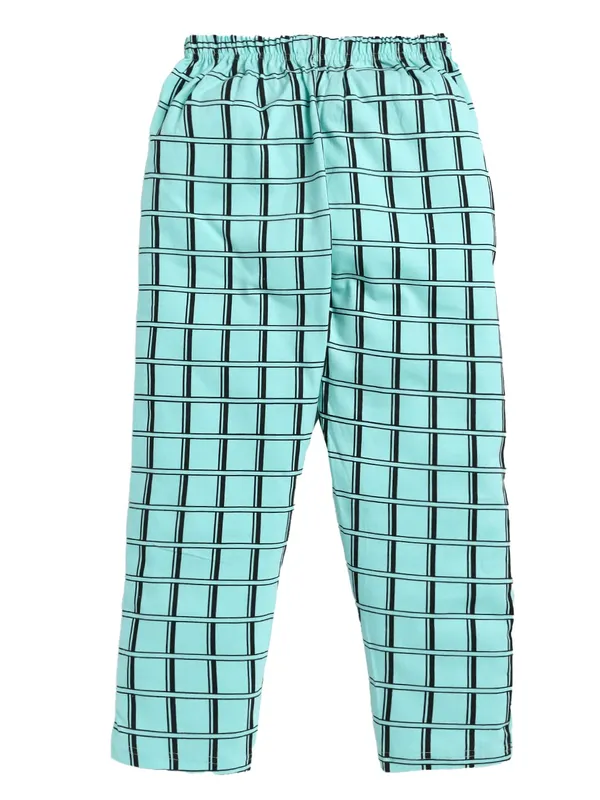 Sea_Green_Cotton_T-Shirt_Pajama_Night_Suit_Set_For_Girls