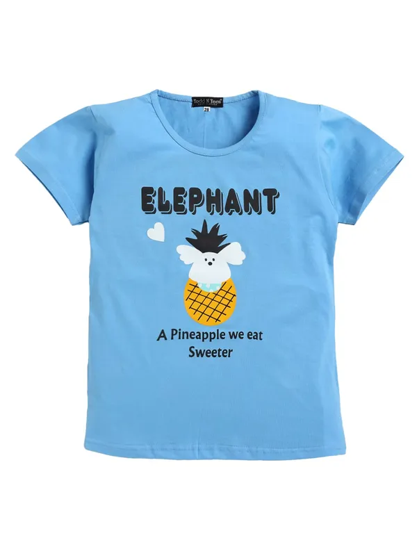 Blue_Cotton_T-Shirt_Pajama_Night_Suit_Set_For_Girls
