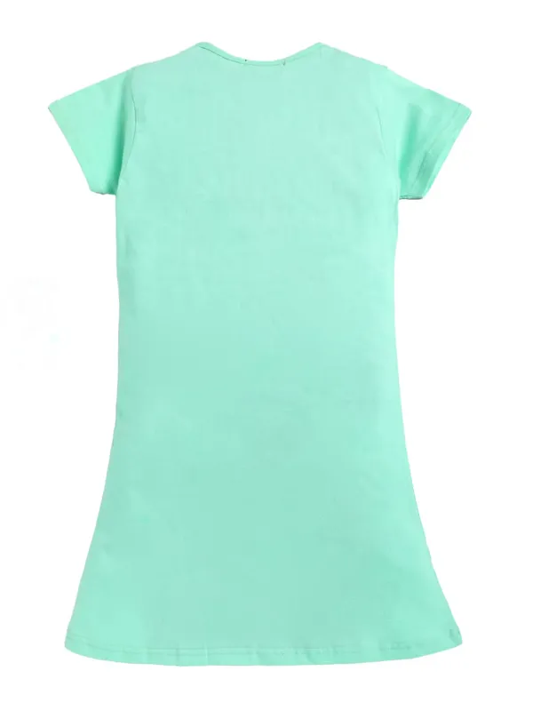 Sea_Green_Cotton_Nighty_For_Girls