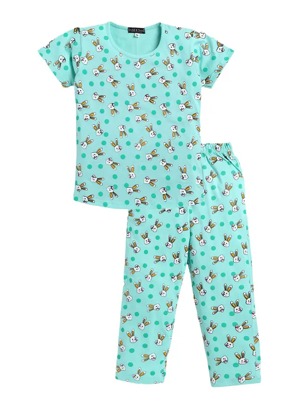 Multicolor_Cotton_T-Shirt_Pajama_Night_Suit_Combo_For_Girls_Pack_Of_2