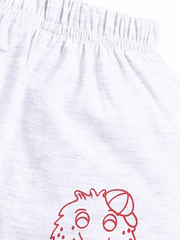 Red_Cotton_T-Shirt_Shorts_Set_For_Boys