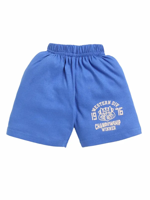Off_White_And_Blue_Cotton_T-Shirt_Shorts_Set_For_Boys