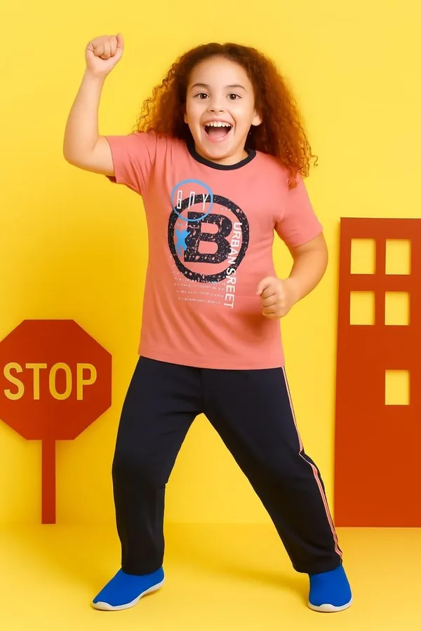 Pink_And_Black_Cotton_T-Shirt_Track_Pant_Joggers_Set_For_Boys